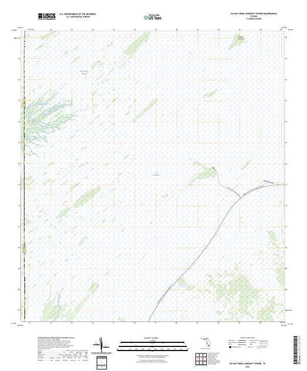 Pa-Hay-Okee Lookout Tower topographic map thumbnail