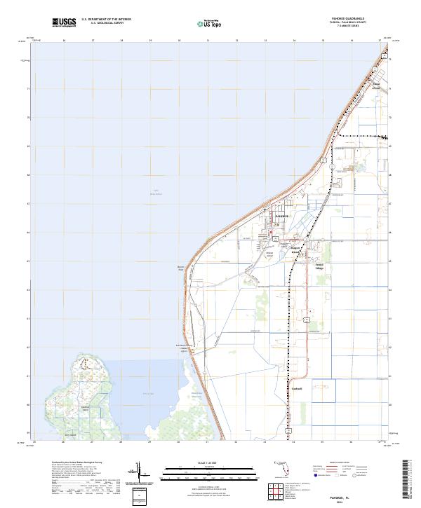 Pahokee topographic map thumbnail