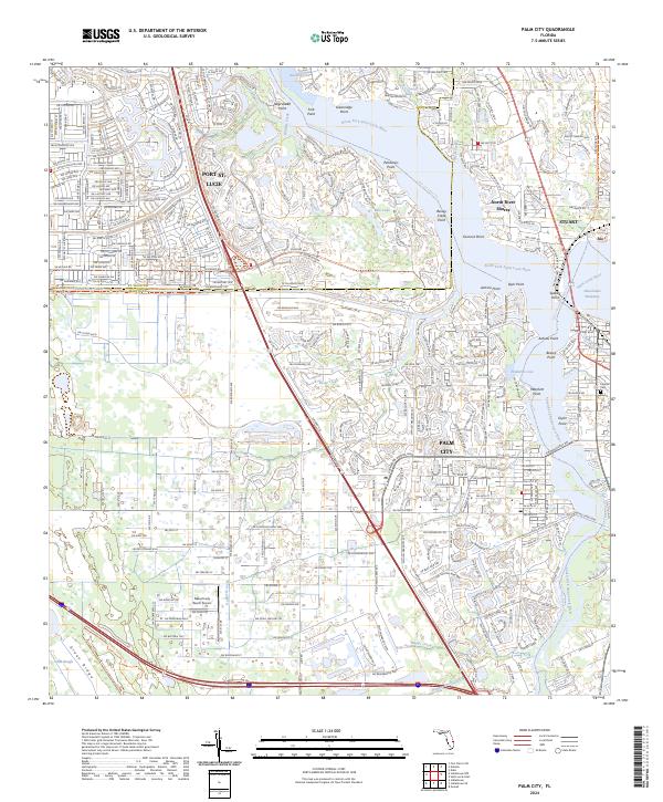 Palm City topographic map thumbnail