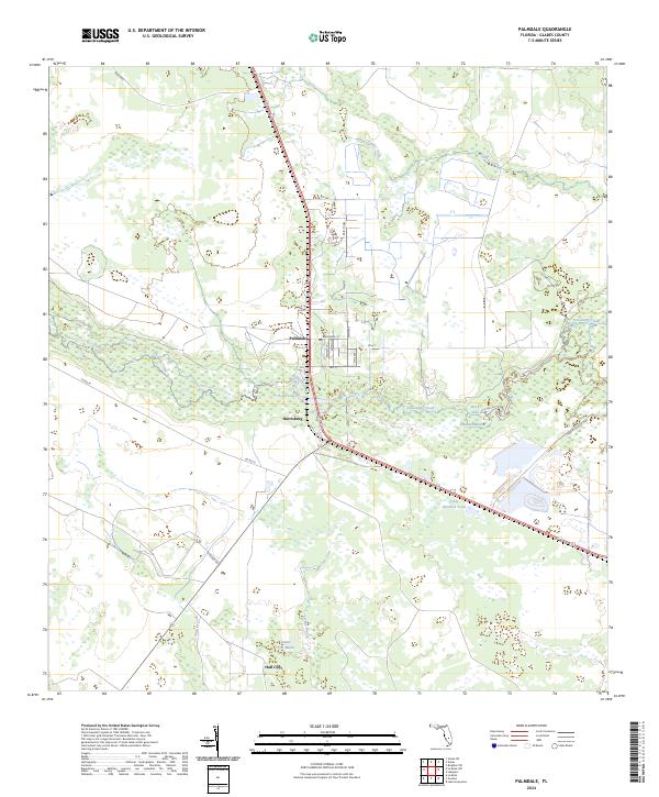 Palmdale topographic map thumbnail