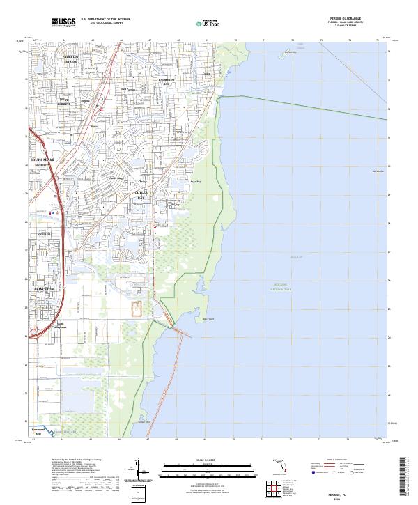 Perrine topographic map thumbnail