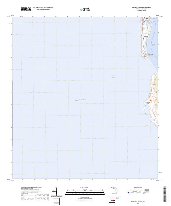 Port Boca Grande 2024 topographic map thumbnail