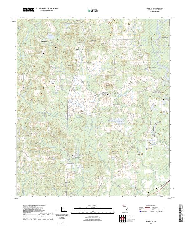 Prosperity topographic map thumbnail