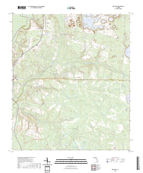 Red Head topographic map thumbnail