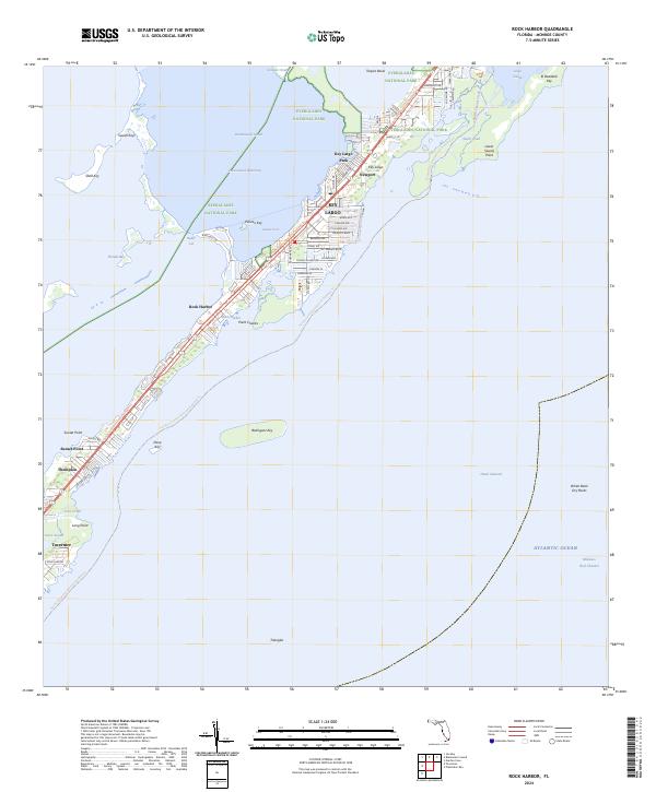 Rock Harbor topographic map thumbnail