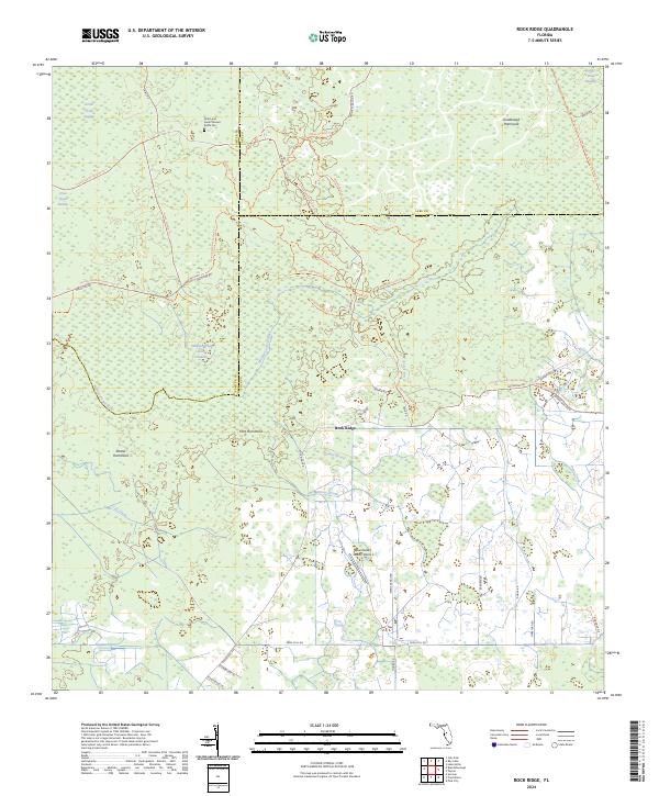 Rock Ridge topographic map thumbnail