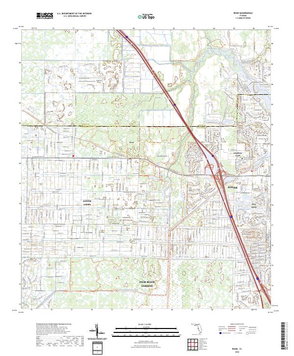 Rood topographic map thumbnail