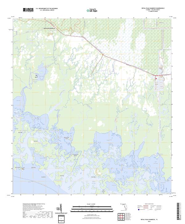 Royal Palm Hammock 2024 topographic map thumbnail