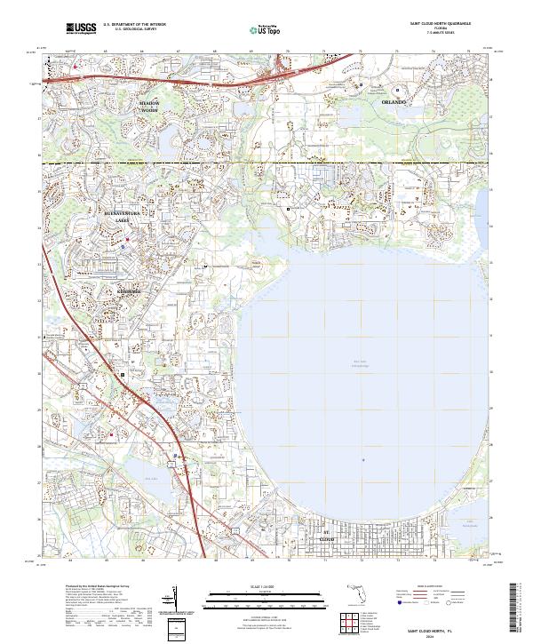Saint Cloud North topographic map thumbnail