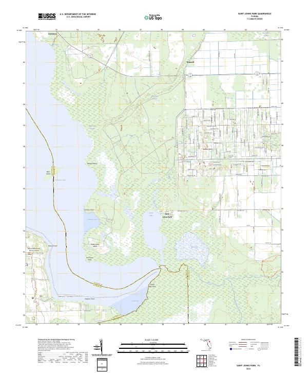 Saint Johns Park topographic map thumbnail