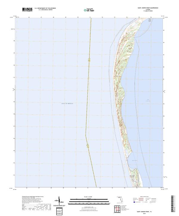 Saint Joseph Point 2024 topographic map thumbnail