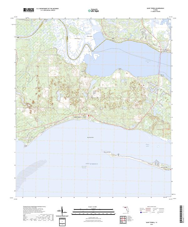 Saint Teresa 2024 topographic map thumbnail