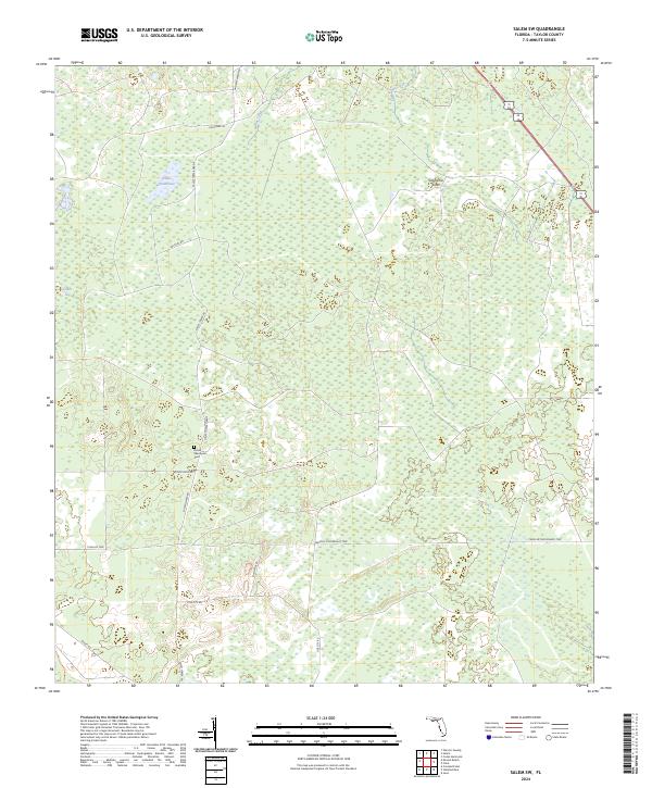 Salem SW topographic map thumbnail