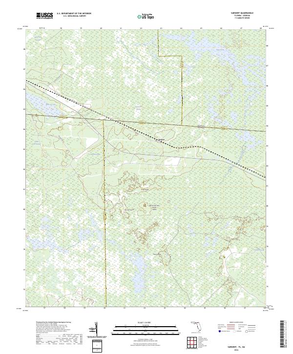 Sargent topographic map thumbnail