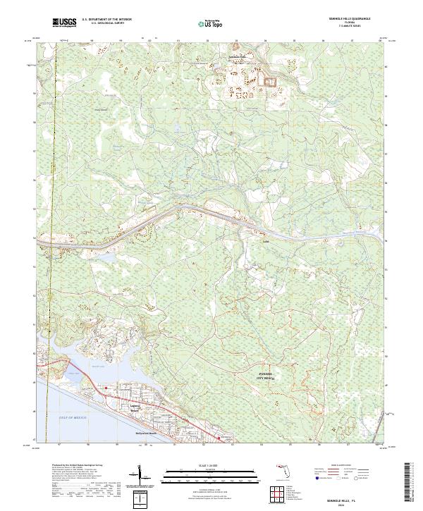 Seminole Hills 2024 topographic map thumbnail