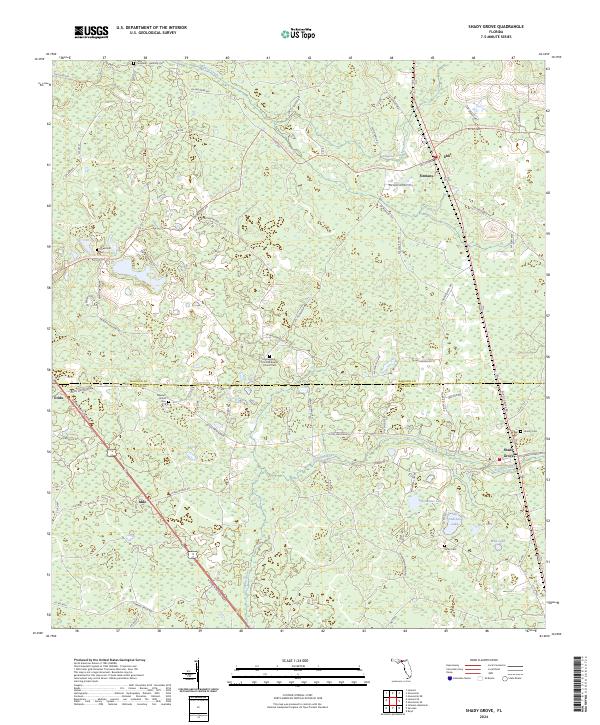 Shady Grove topographic map thumbnail