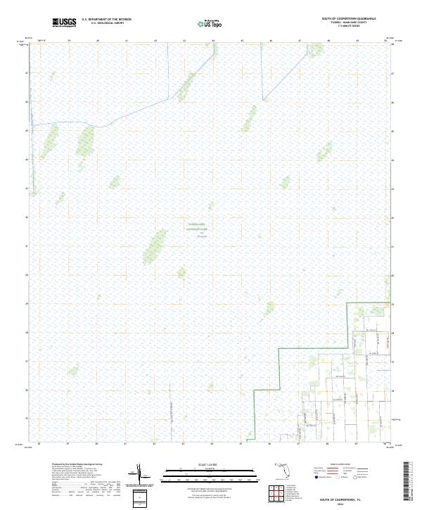 South of Coopertown topographic map thumbnail