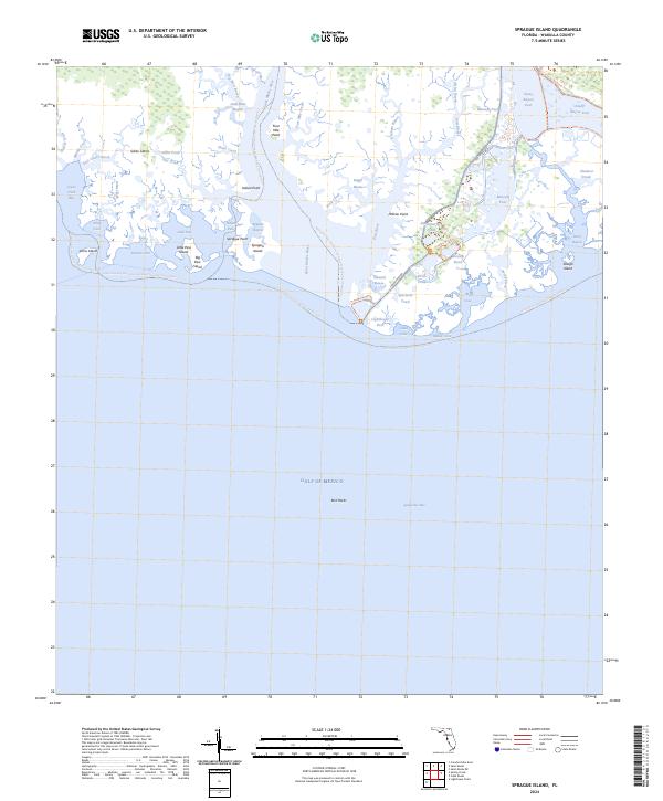 Sprague Island 2024 topographic map thumbnail