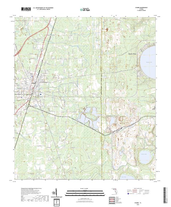 Starke 2024 topographic map thumbnail