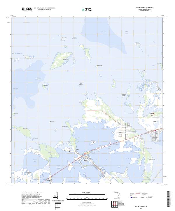 Sugarloaf Key 2024 topographic map thumbnail