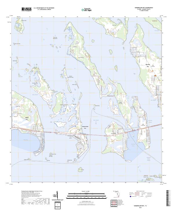 Summerland Key 2024 topographic map thumbnail