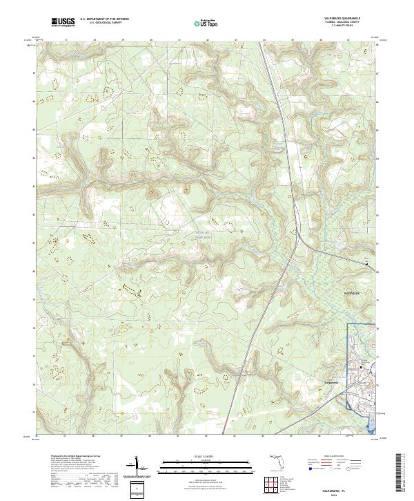 Valparaiso 2024 topographic map thumbnail