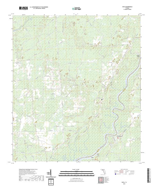 Vista 2024 topographic map thumbnail