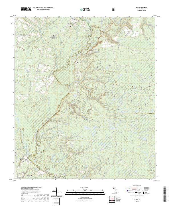 Ward 2024 topographic map thumbnail