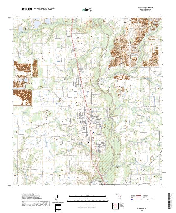 Wauchula 2024 topographic map thumbnail