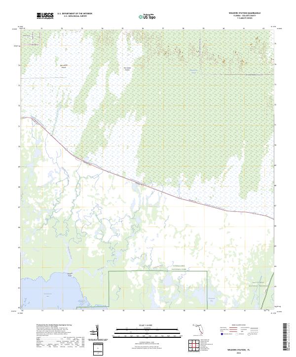 Weavers Station 2024 topographic map thumbnail