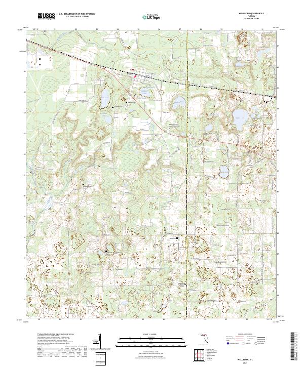 Wellborn 2024 topographic map thumbnail