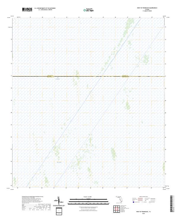 West of Pennsuco topographic map thumbnail