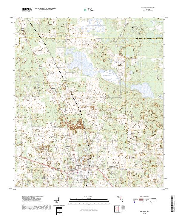 Williston 2024 topographic map thumbnail