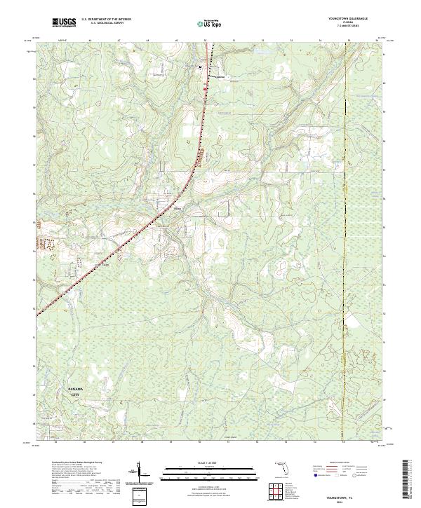 Youngstown 2024 topographic map thumbnail