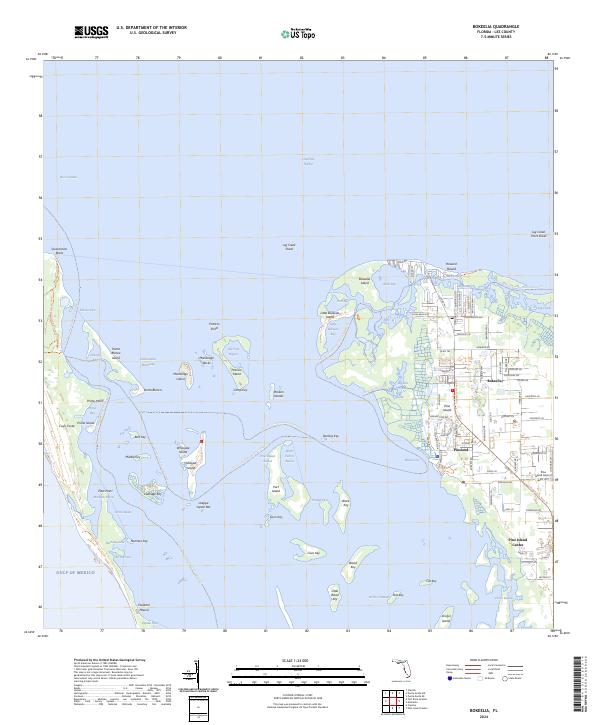 Bokeelia 2024 topographic map thumbnail