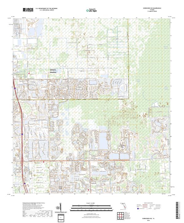 Corkscrew SW topographic map thumbnail