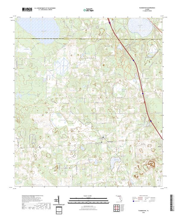 Flemington topographic map thumbnail