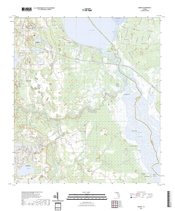 Geneva topographic map thumbnail