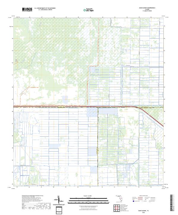 Gum Slough topographic map thumbnail