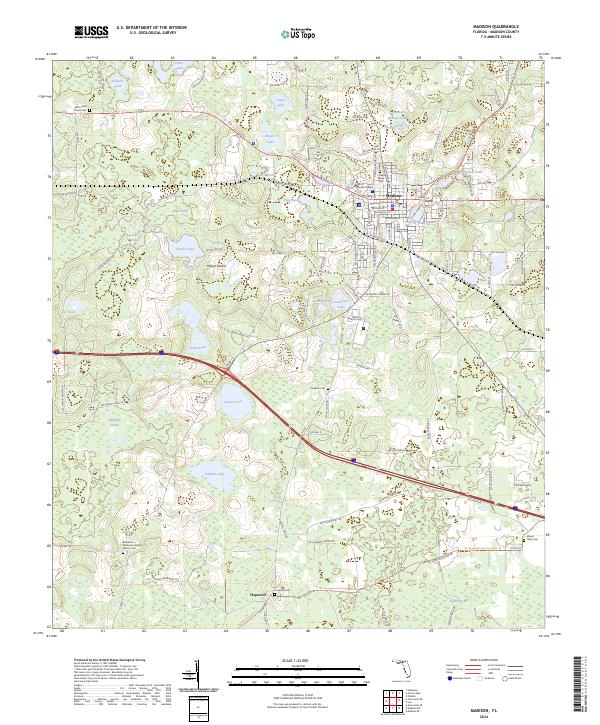 Madison topographic map thumbnail