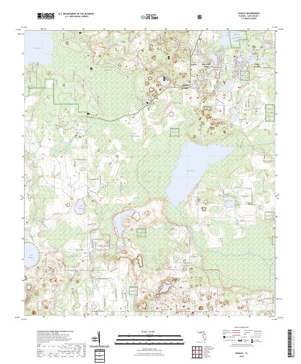 Paisley topographic map thumbnail