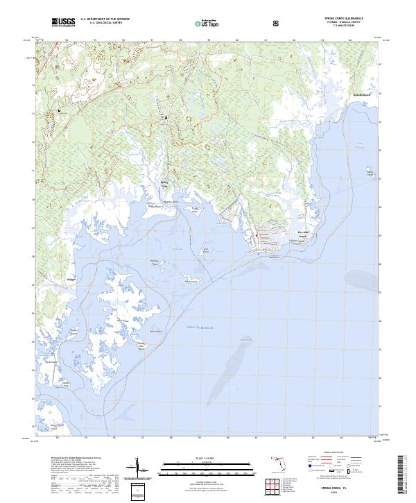 Spring Creek 2024 topographic map thumbnail