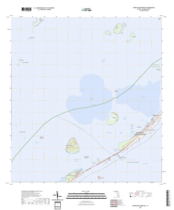 Upper Matecumbe Key 2024 topographic map thumbnail