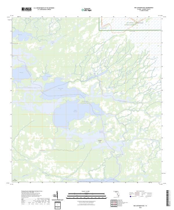 Big Lostmans Bay topographic map thumbnail