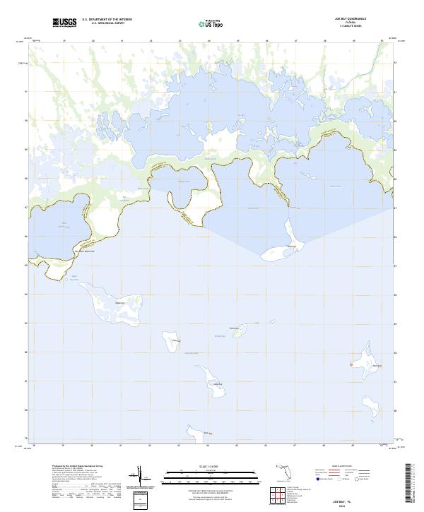 Joe Bay topographic map thumbnail