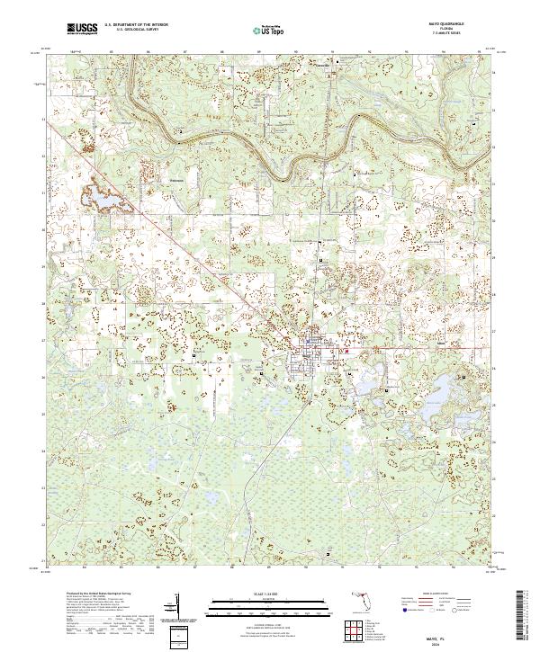 Mayo topographic map thumbnail
