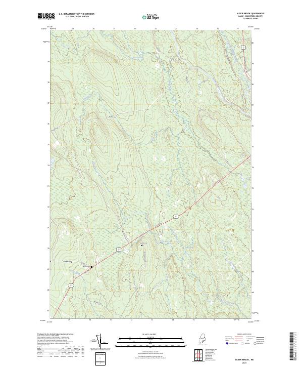 Alder Brook topographic map thumbnail