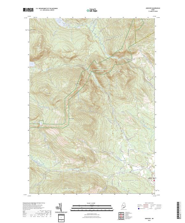 Andover topographic map thumbnail