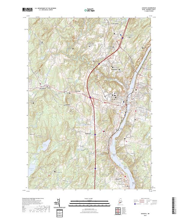 Augusta topographic map thumbnail