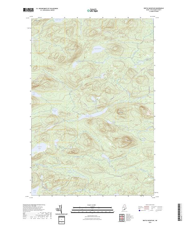 Beetle Mountain topographic map thumbnail